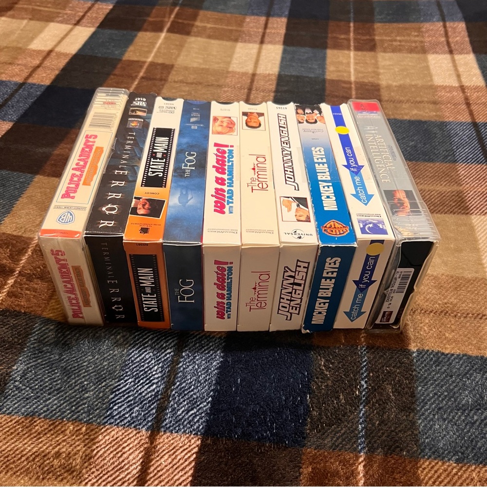 Collection of 10 VHS movies